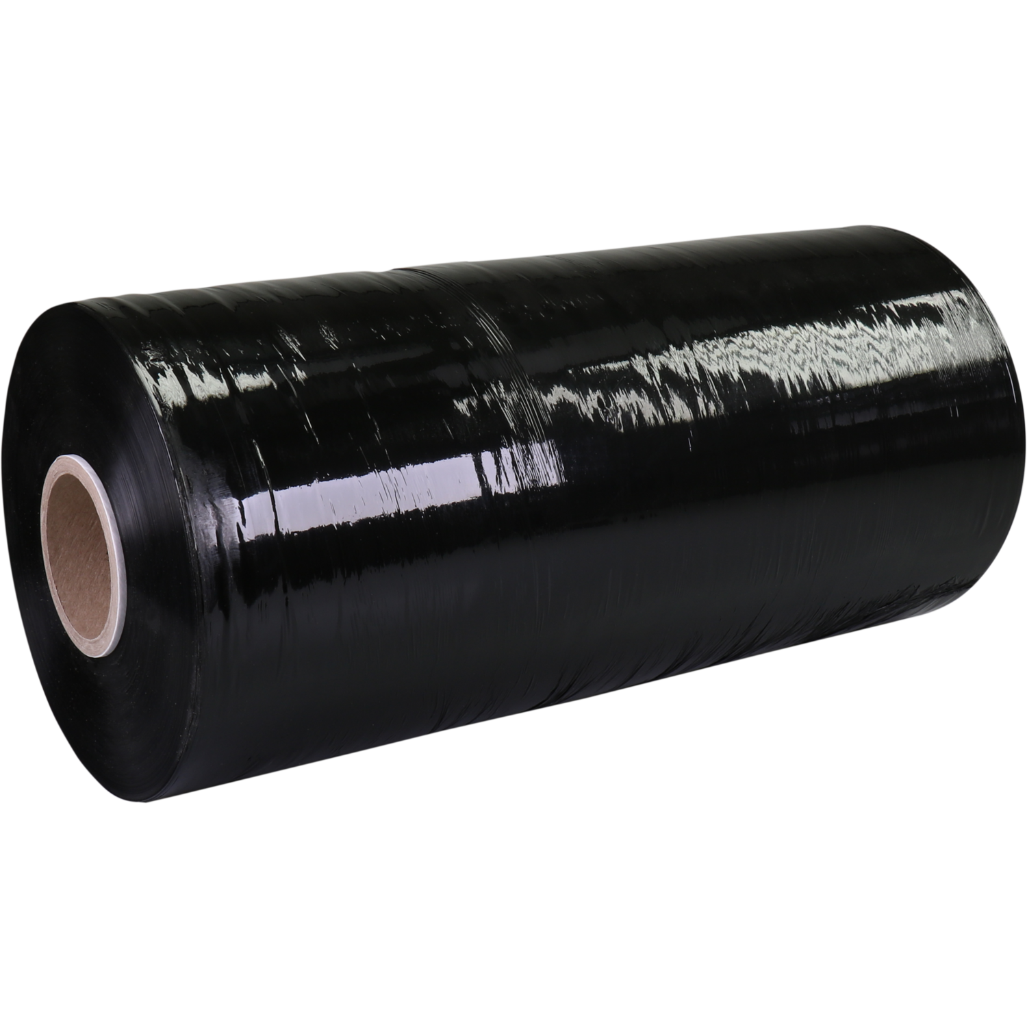 Folie, machinerol stretchfilm, LLDPE, 50cm, 1550m, 23my, zwart 1