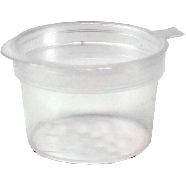 Bak, PP, 10.7ml, incl. deksel, kunststof cup, 23mm, transparant 1