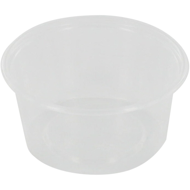 Bak, PP, 80ml, Ø70.3mm, kunststof cup, 35mm, transparant 1