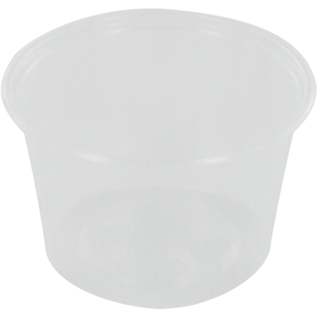 Bak, PP, 100ml, Ø70.3mm, kunststof cup, 44mm, transparant 1