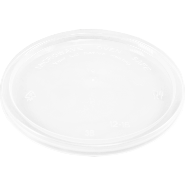 Deksel, PP, rond, Ø119mm, 6.5mm, transparant 1