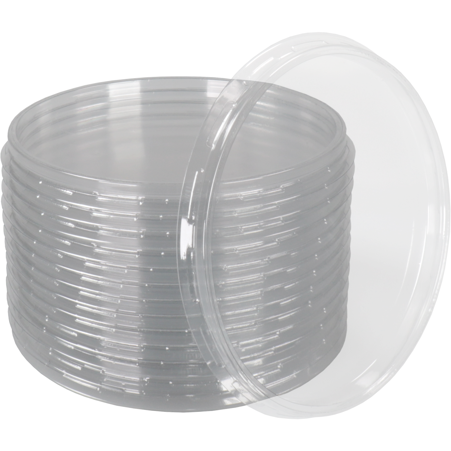 Deksel, Gerecycled PET, rond, Ø115mm, transparant 2