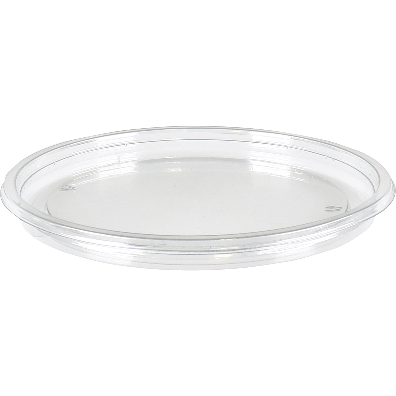Deli Circle Deksel, Gerecycled PET, Ø117mm, 10.6mm, transparant 1