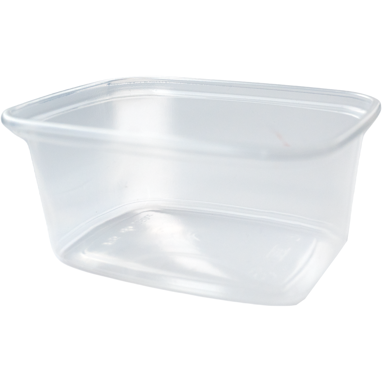 Bak, PP, 250ml, excl. deksel, saladebakje, 108x82x45mm, transparant 1