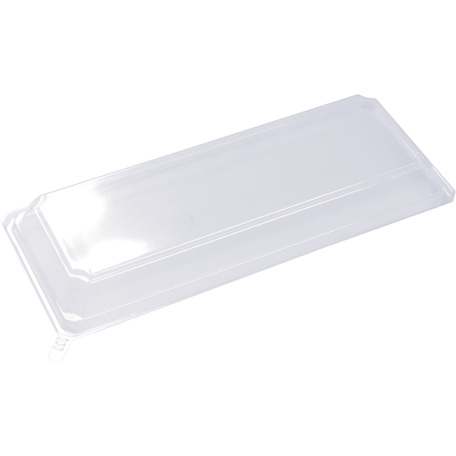 Deksel, sushitray, Gerecycled PET, 207x86x23mm, transparant 2