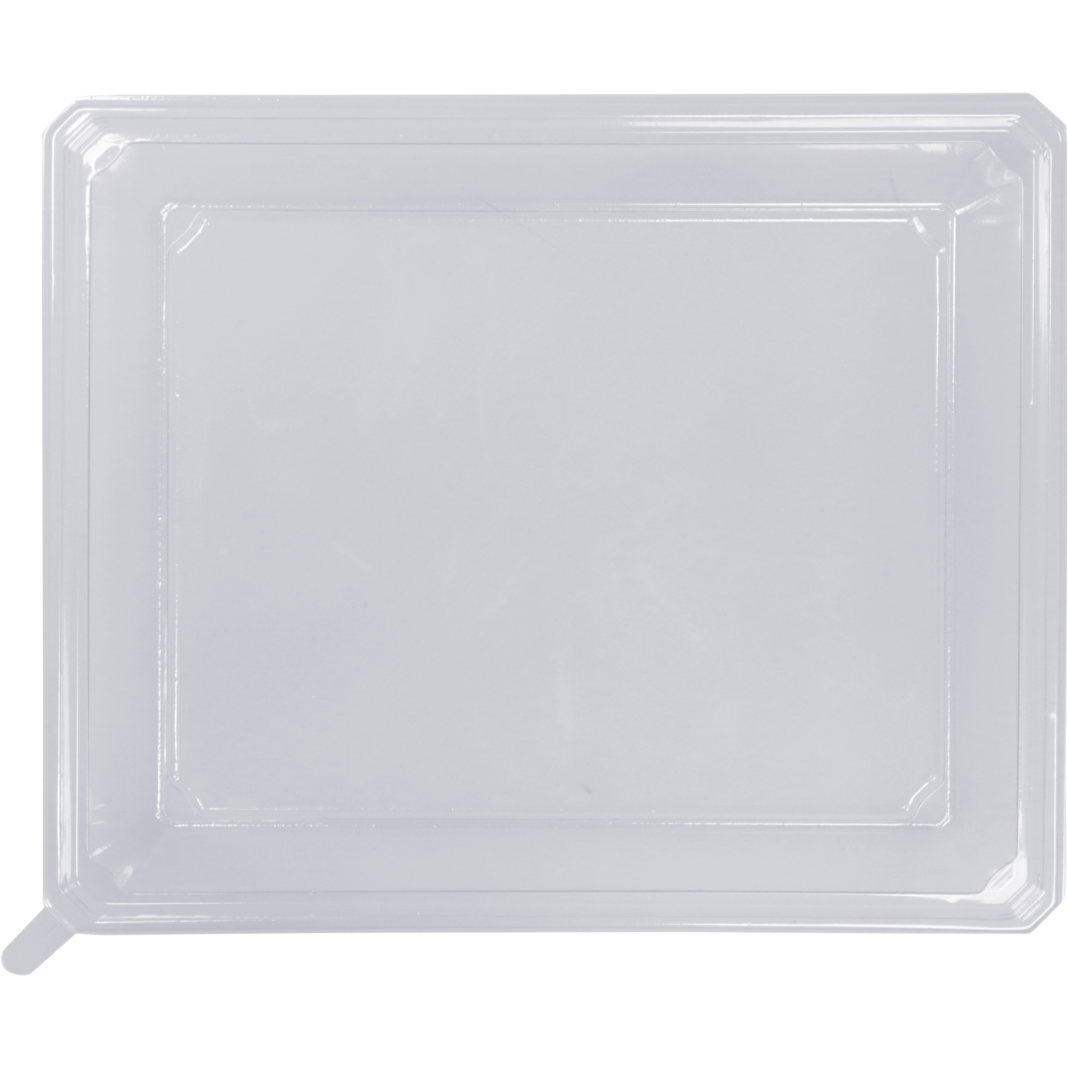 Deksel, sushitray, Gerecycled PET, 166x138x28mm, transparant 3