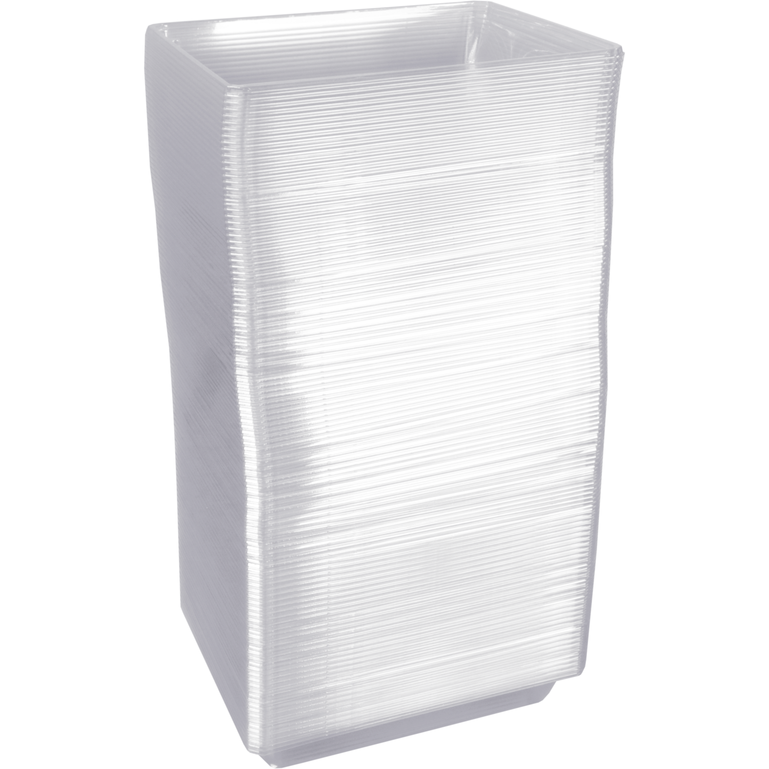 Deksel, sushitray, Gerecycled PET, 166x138x28mm, transparant 4