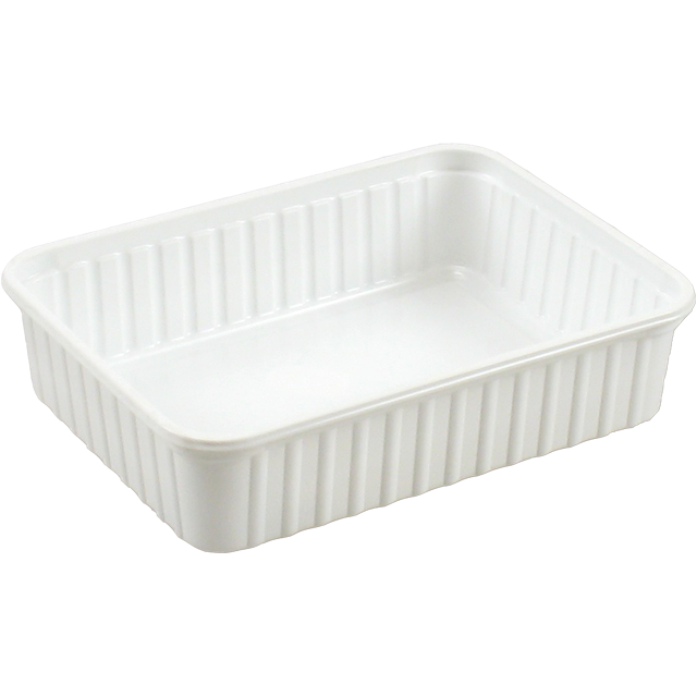 Bak, PS, 500ml, kilobak, 180x135x45mm, wit 1