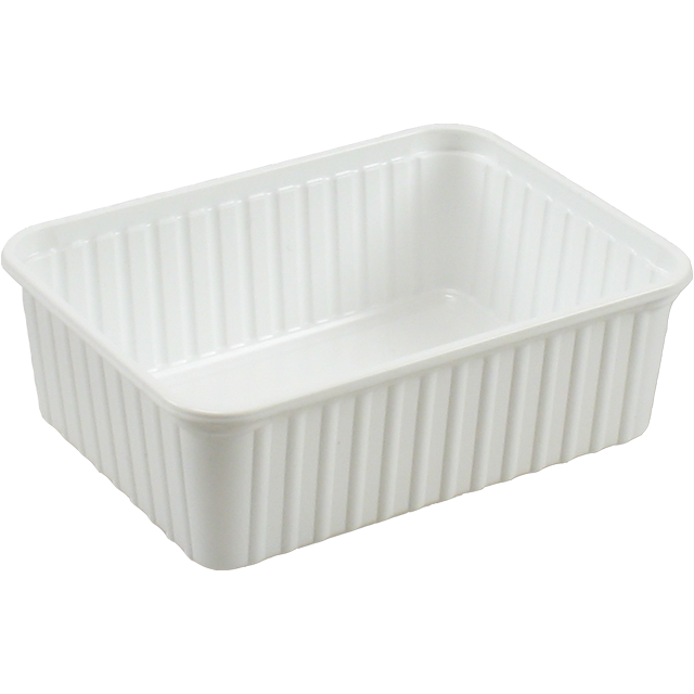 Bak, PS, 1000ml, kilobak, 180x135x60mm, wit 1