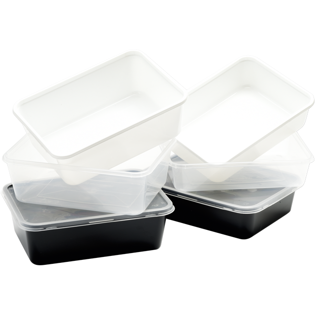 Bak, PP, 500ml, 182x135x35mm, wit 1