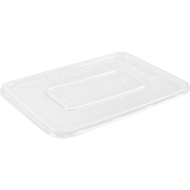 Deksel, PP, rechthoekig, 172x120x transparant 1