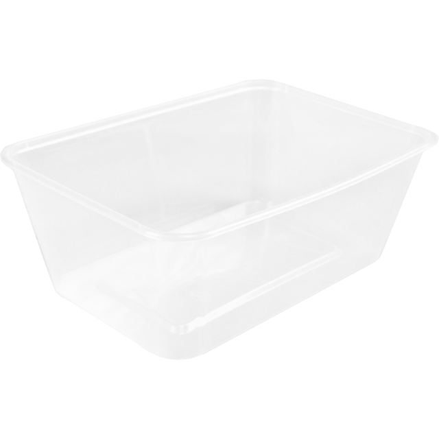 Bak, PP, 1000ml, spuitgiet, 172x120x60mm, transparant 1