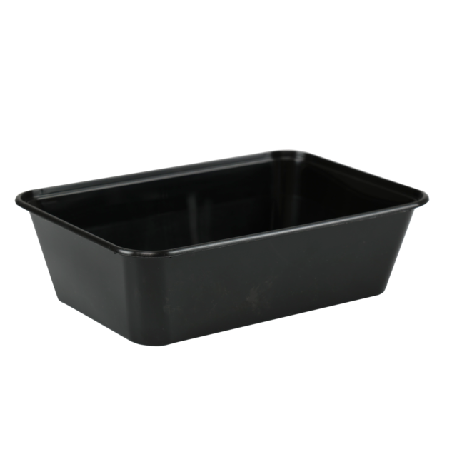 Bak, PP, 650ml, 172x120x45mm, zwart 1