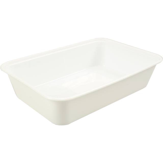 Bak, PP, 500ml, spuitgiet, 172x120x35mm, wit 1