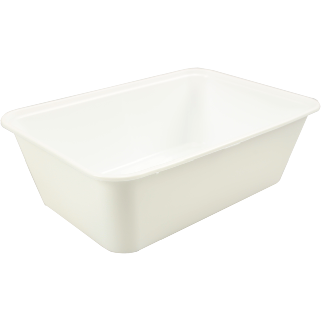 Bak, PP, 750ml, spuitgiet, 172x120x55mm, wit 1