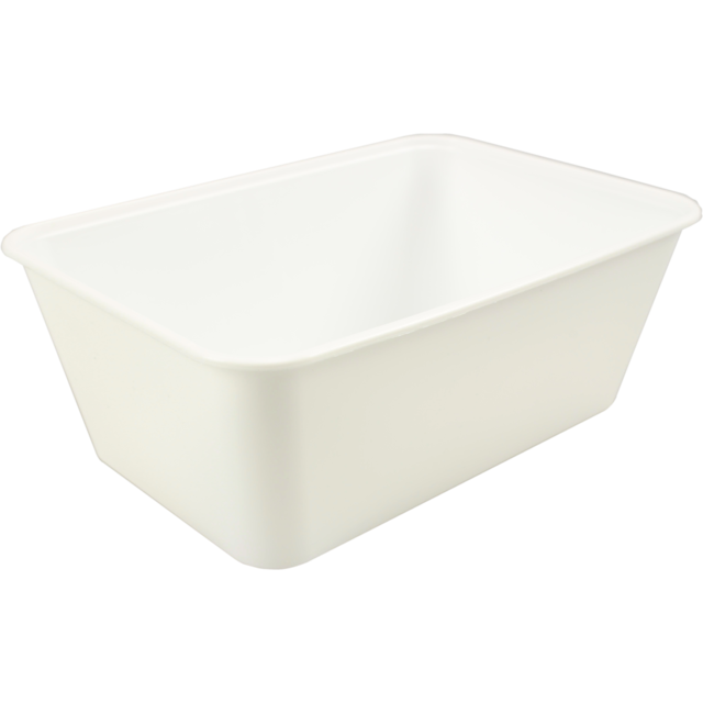 Bak, PP, 1000ml, spuitgiet, 172x120x60mm, wit 1