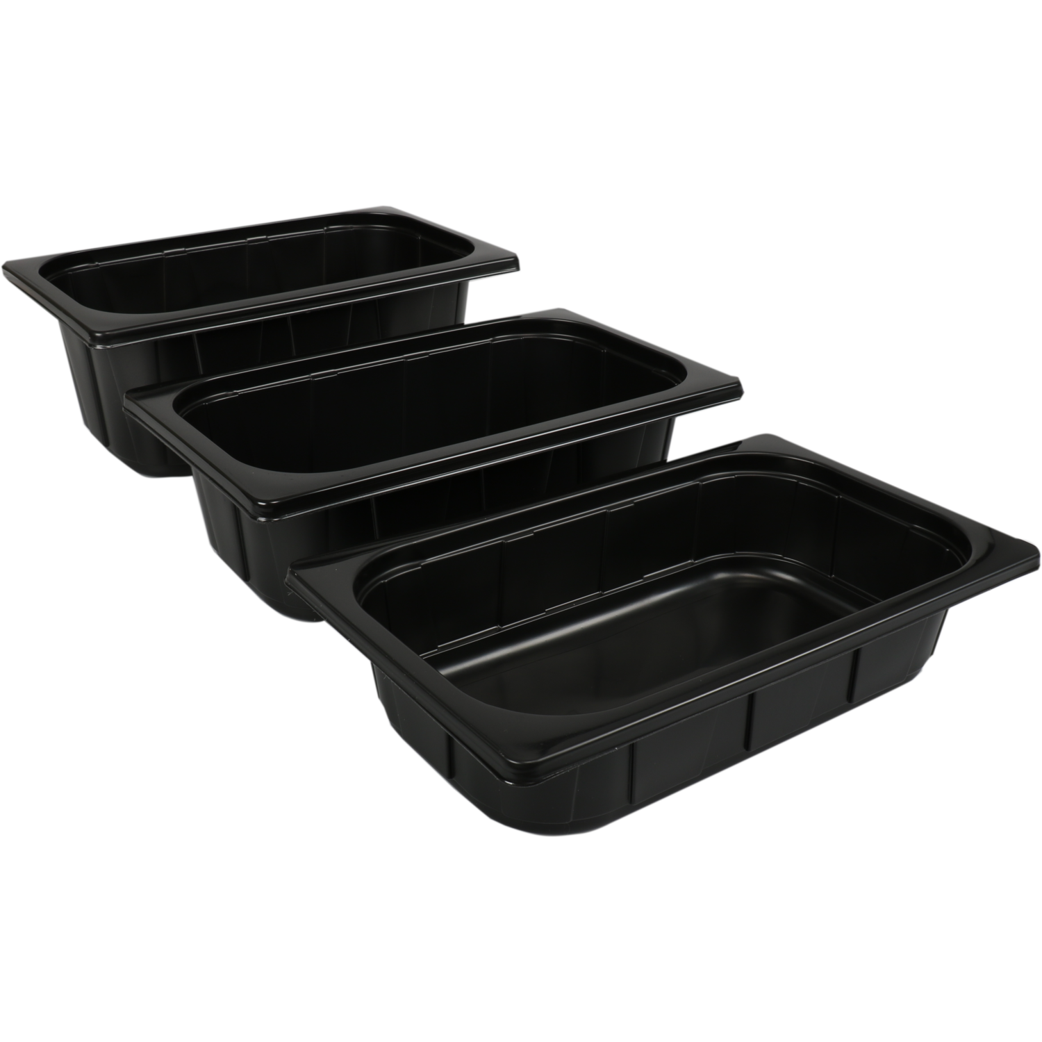 Bak, PP, 1650ml, 1/4 gastronormbak, 265x162x60mm, zwart 2