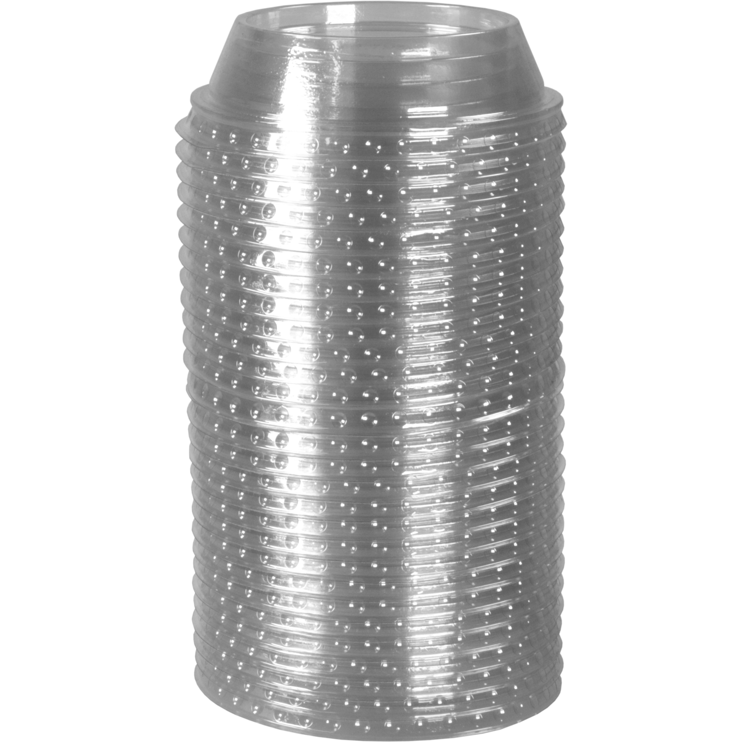 Deksel, voor beker en voetkuipje, PP, rond, hoog, Ø95mm, transparant 5