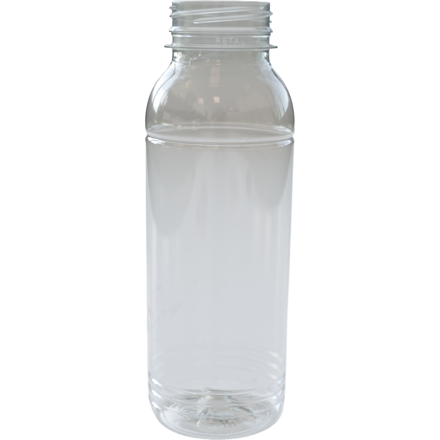 Fles, petfles, Gerecycled PET, zonder dop, 330ml, transparant 1