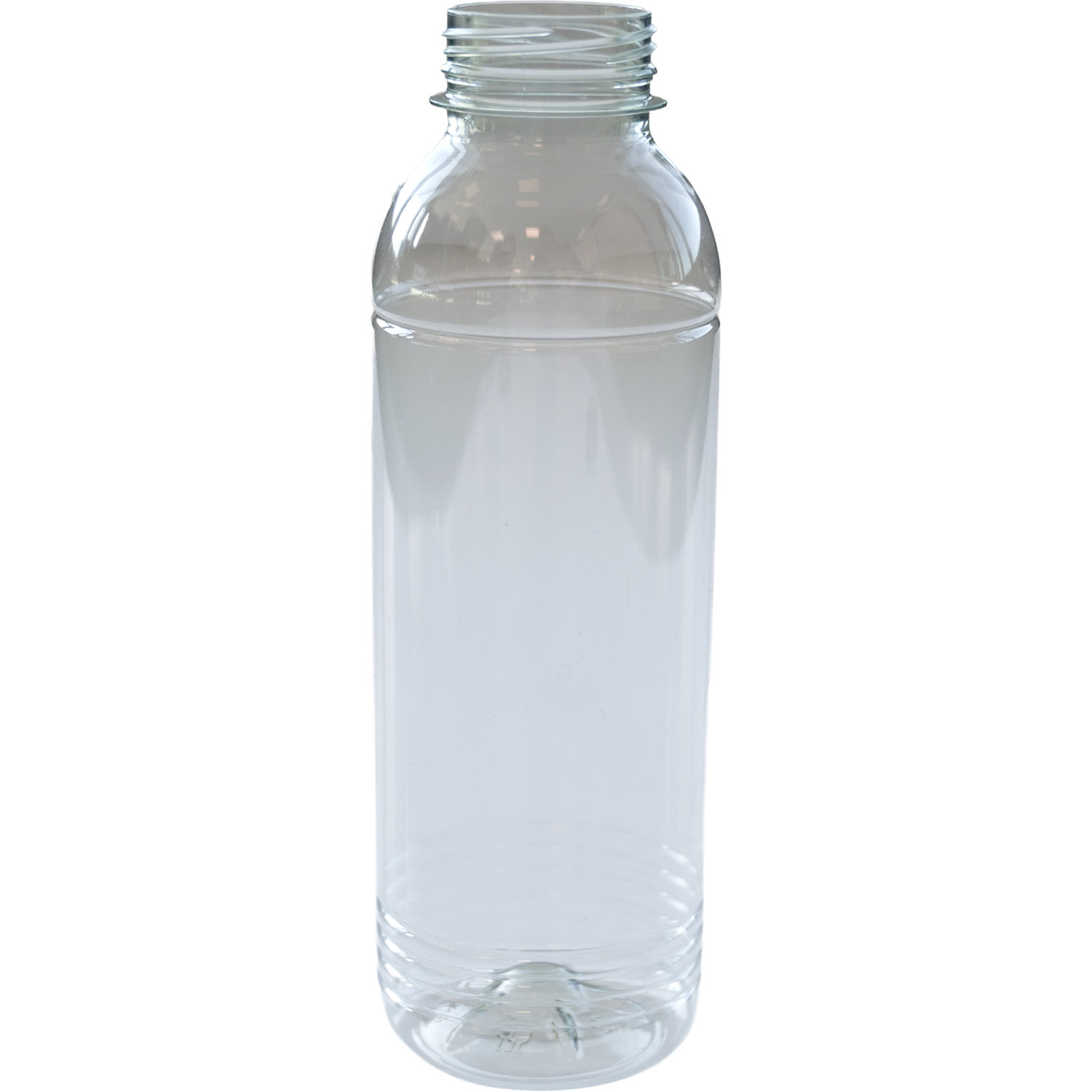 Fles, petfles, Gerecycled PET, zonder dop, 500ml, transparant 1