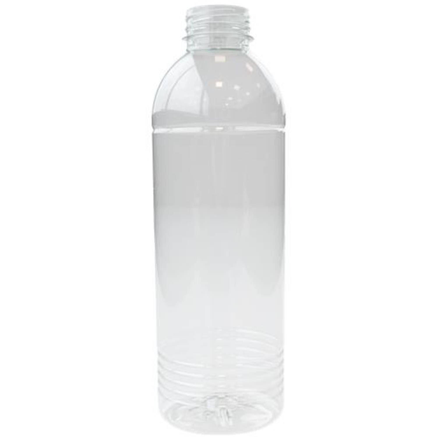 Fles, petfles, Gerecycled PET, zonder dop, 1000ml, transparant 1