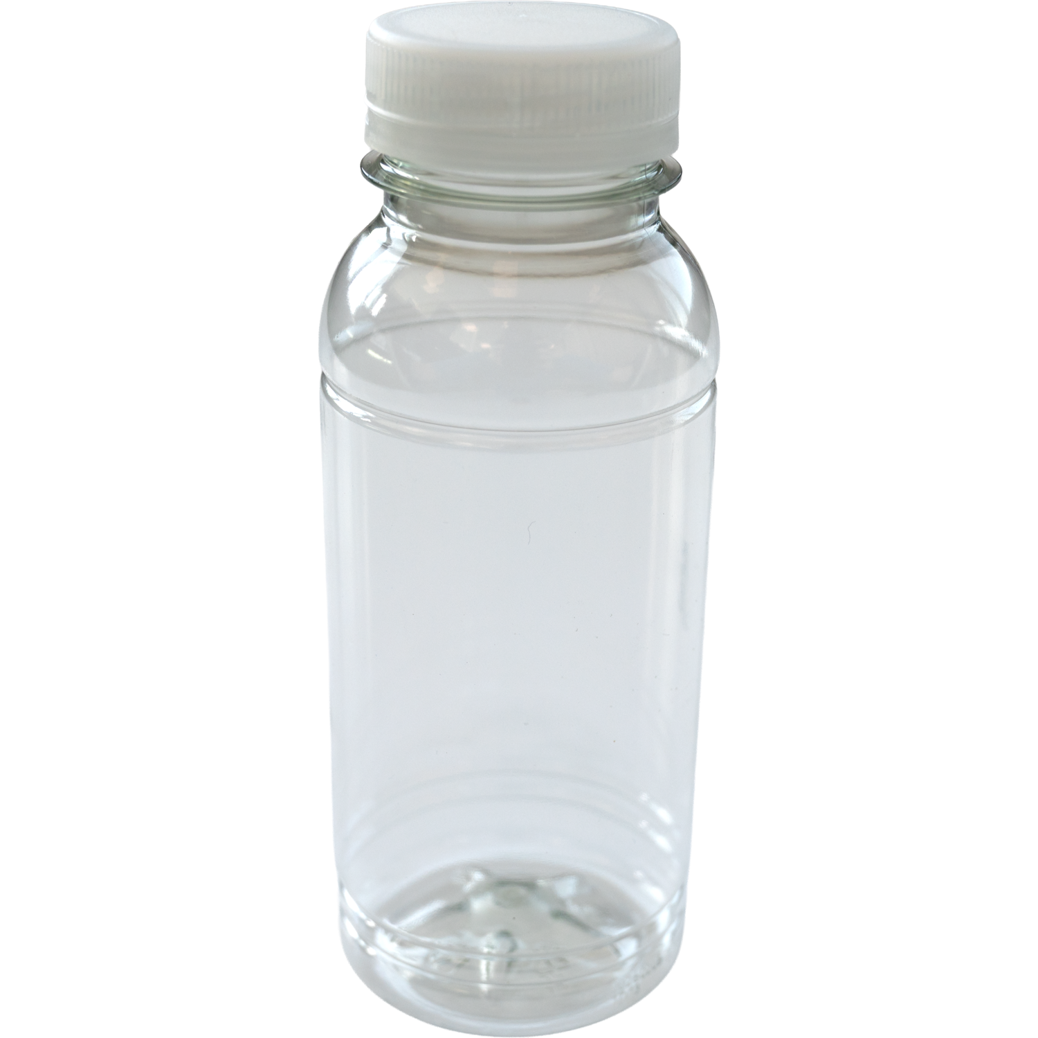 Fles, petfles, Gerecycled PET, met vaste dop, 250ml, transparant 2