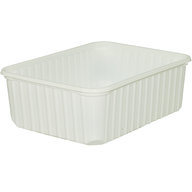 Bak, PP, 1000ml, kilobak, 180x135x60mm, wit 1