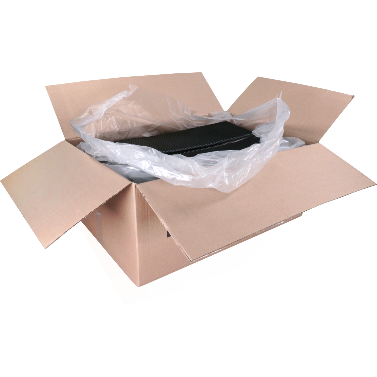 Bak, PP, 2-vaks, spuitgiet, menubak, 228x178x45mm, zwart 3