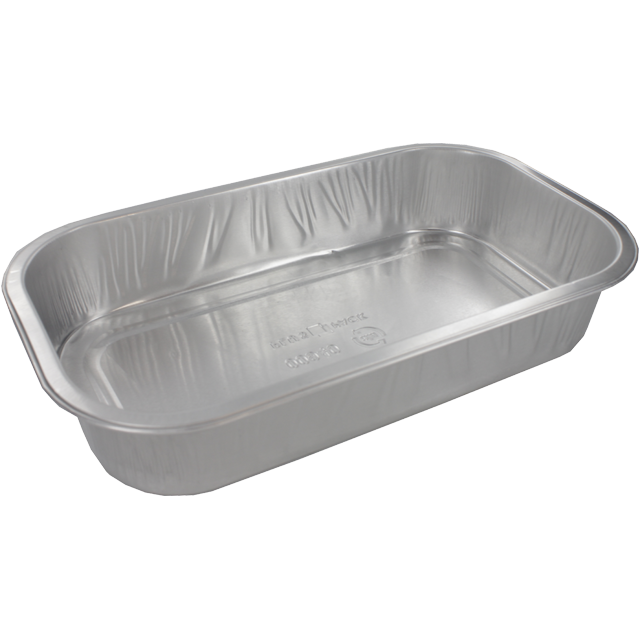 Bak, Aluminium, 964ml, 234x138x43mm, zilver 1