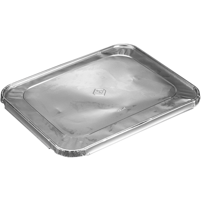 Deksel, Aluminium, rechthoekig, 329x269x16mm, zilver 1
