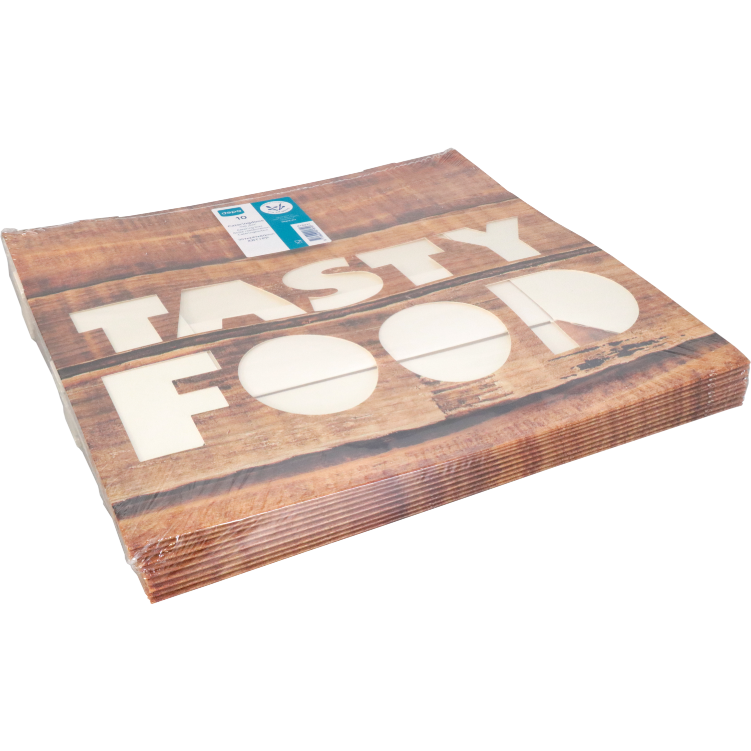 Depa Cateringdoos, Tastyfood, karton + PP, 357x247x80mm,  5
