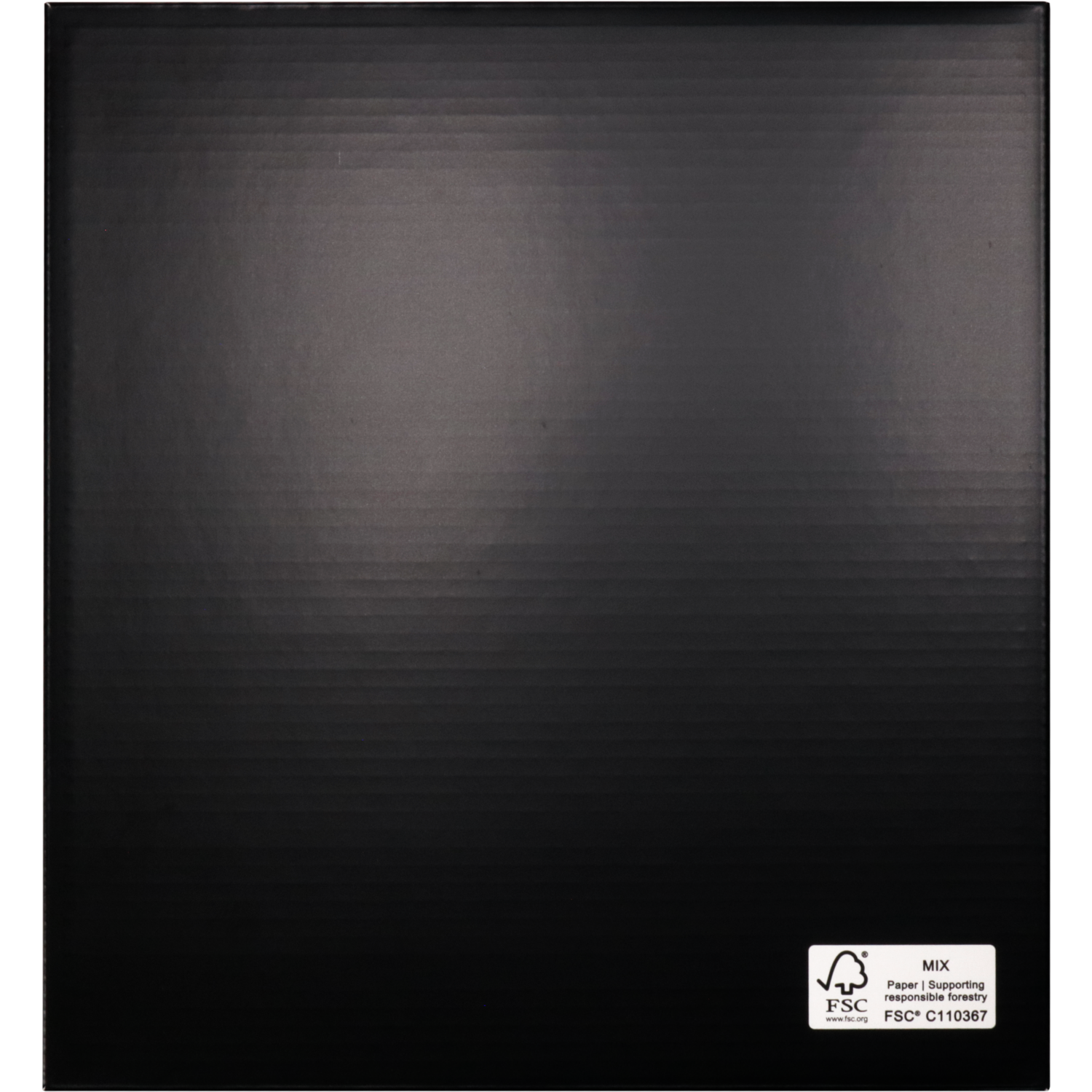 Mand, golfkarton, biermand, 31x29x10cm, vierkant, zwart 4