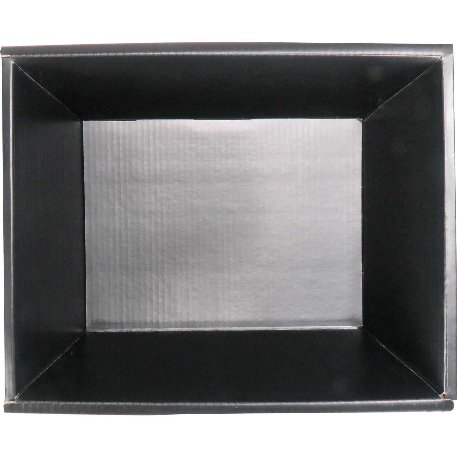 Mand, golfkarton, biermand, 26x21x10cm, zwart 3