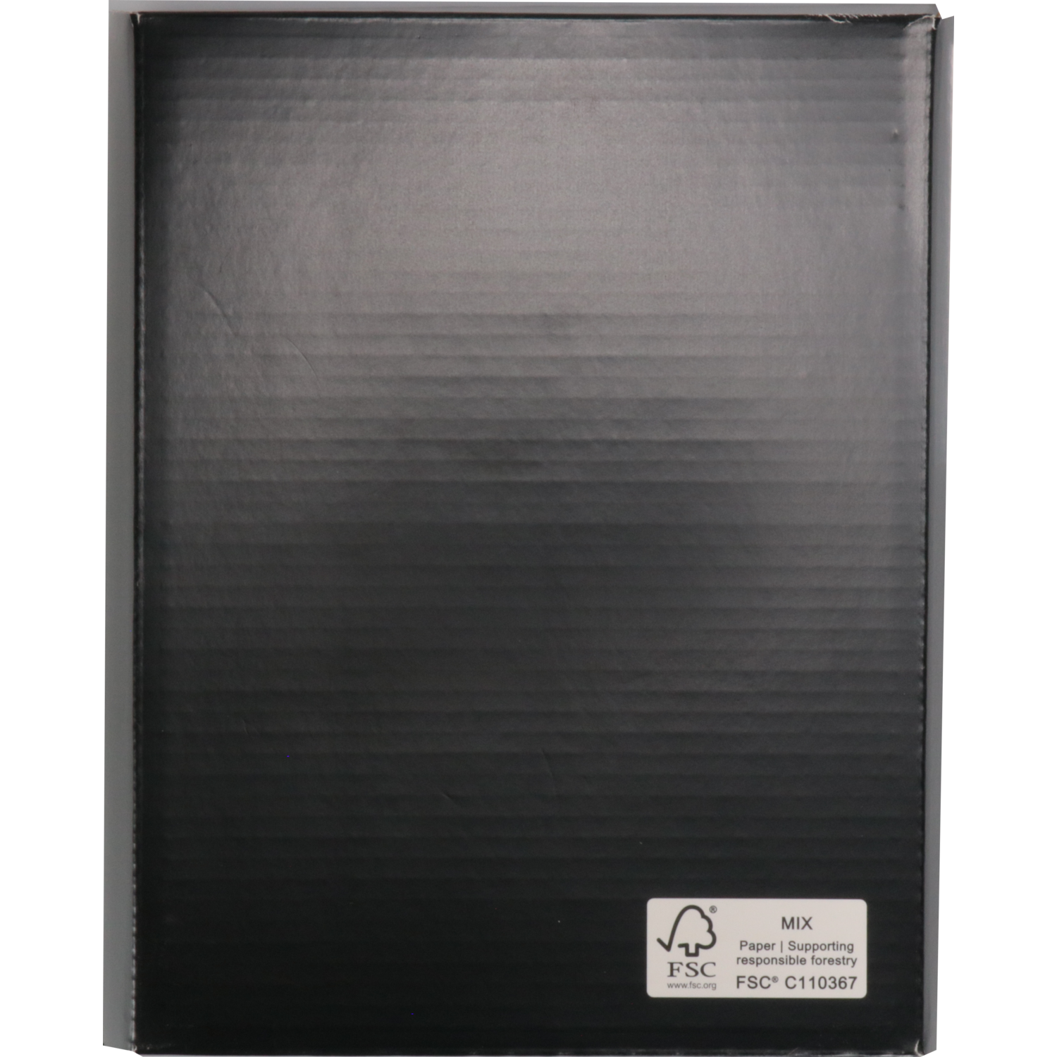 Mand, golfkarton, biermand, 26x21x10cm, zwart 4