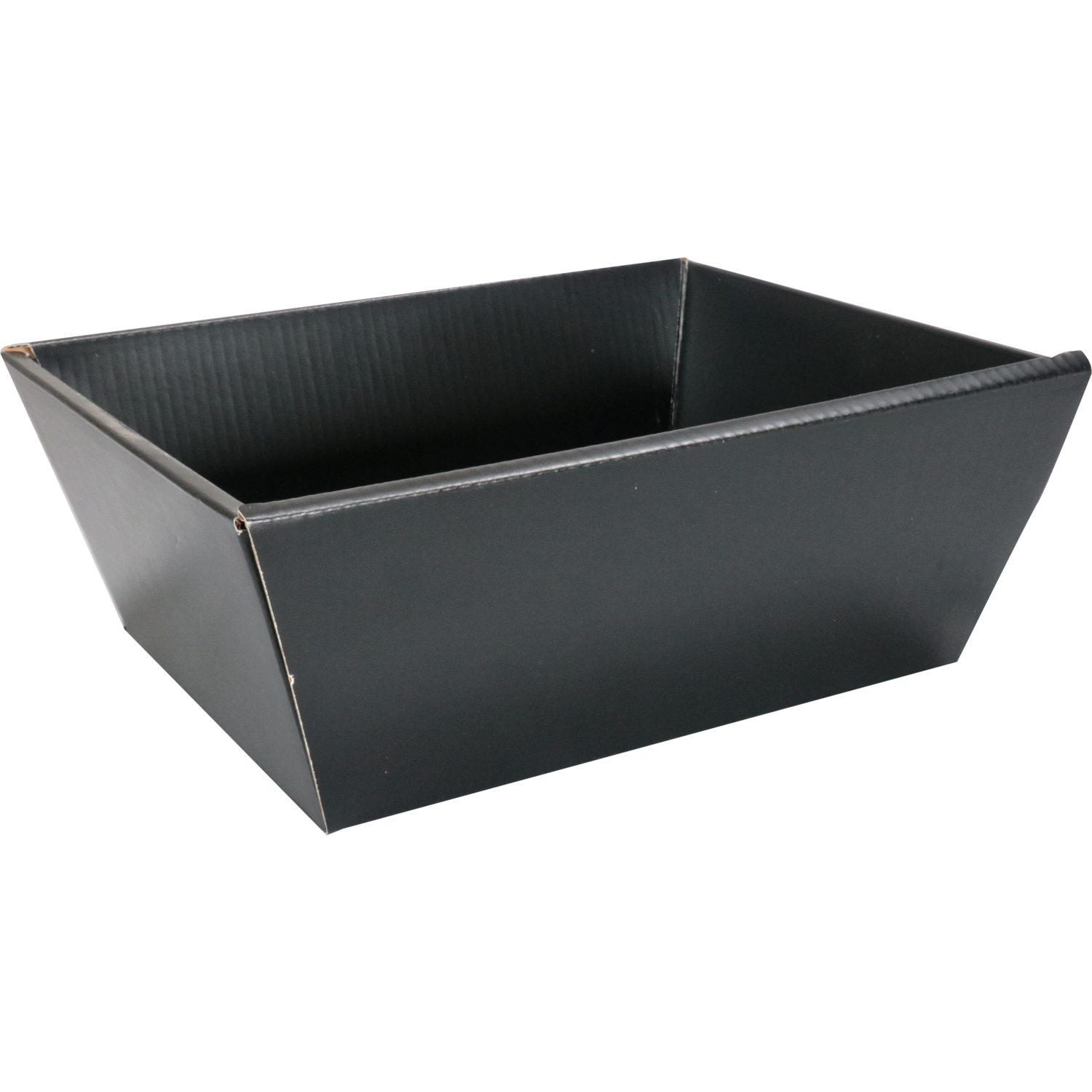 Mand, golfkarton, biermand, 26x21x10cm, zwart 1