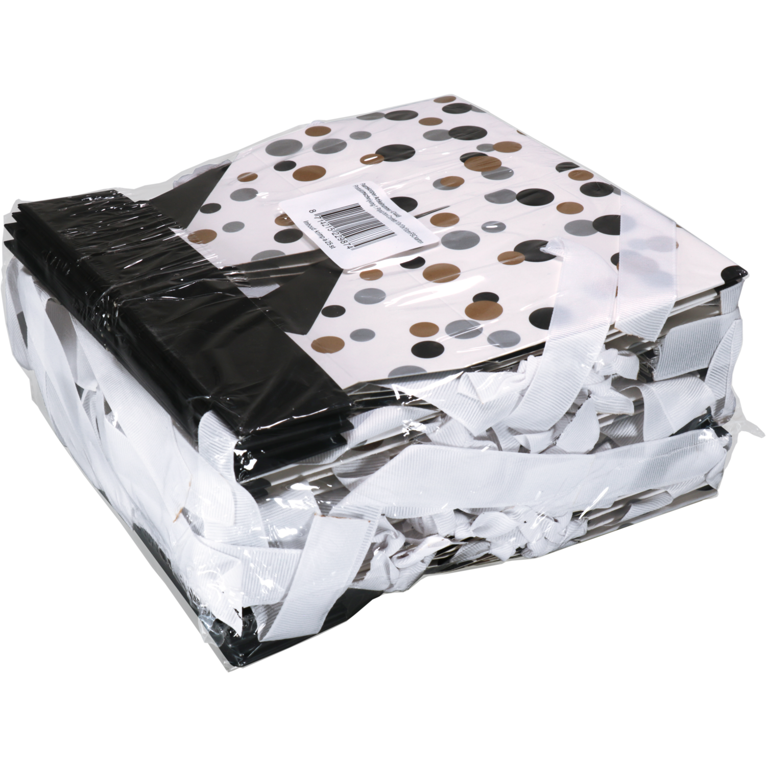 Pop-updoos, Confetti, karton, 10x10x10cm, zilver/goud/zwart 7
