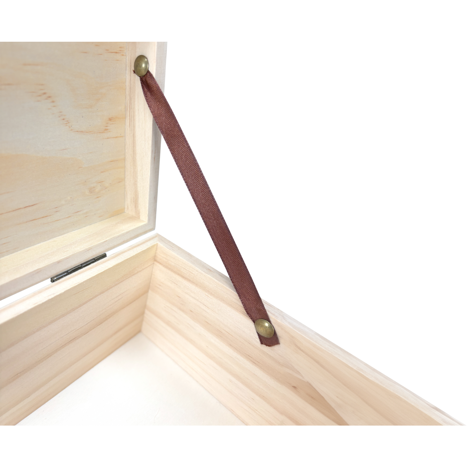 Wijnkist, 1 fles, scharnierdeksel, 340x95x95mm, hout, naturel 5