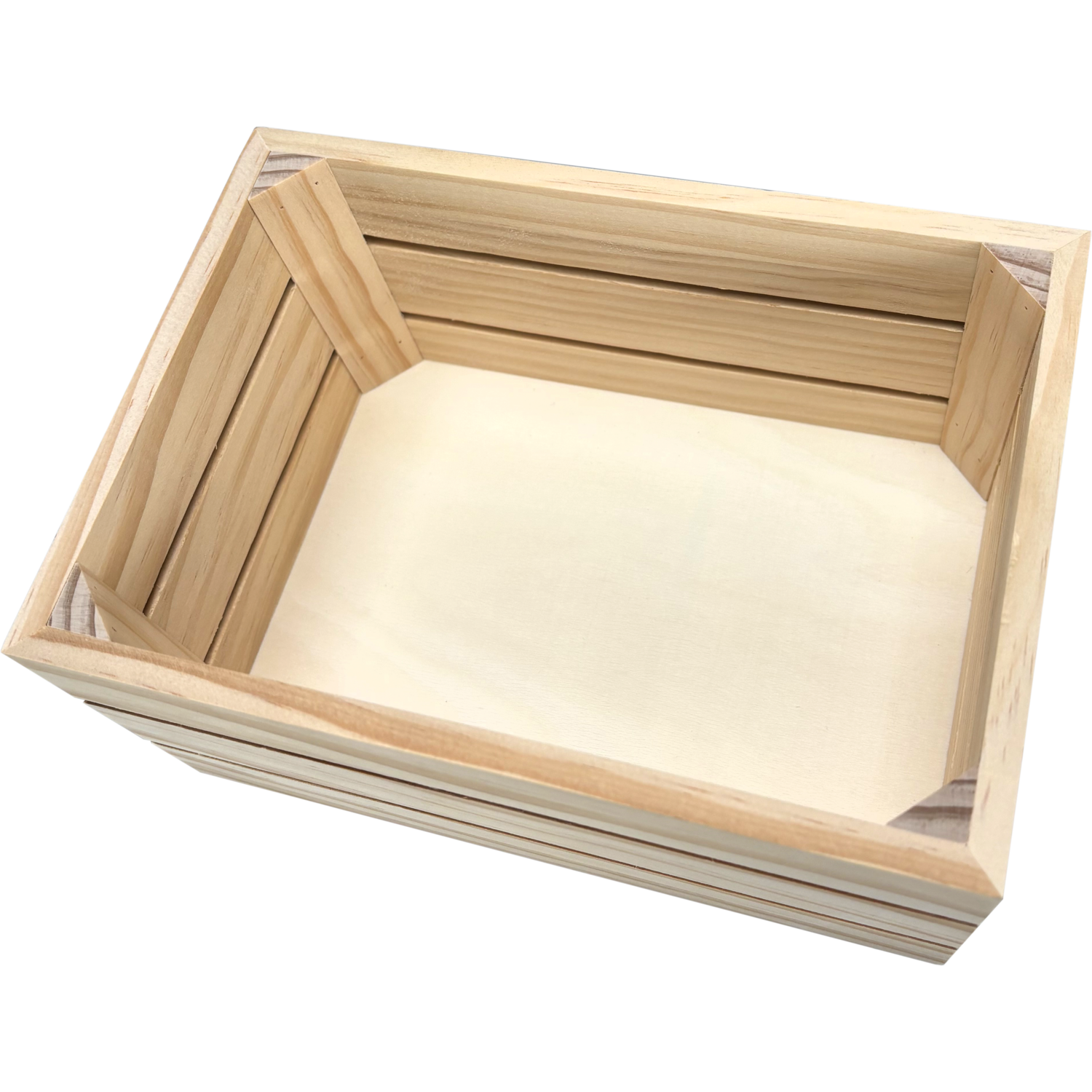 Bierkist, 6 flessen, 20.5x14.5x10.3cm, hout, naturel 4