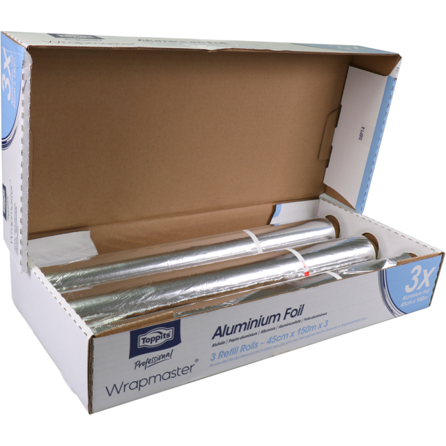 Folie, aluminiumfolie, Aluminium, WM 4500, 150m, 450mm,  3