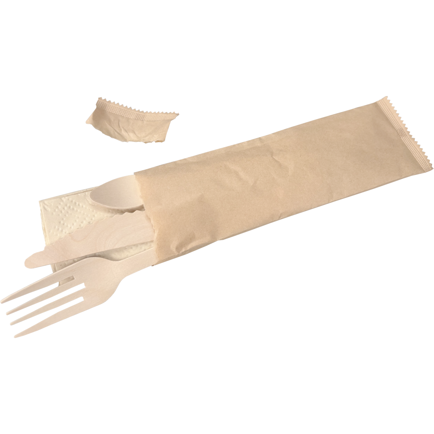 Depa Bestekset, incl. servet, hout, 160mm, naturel 3