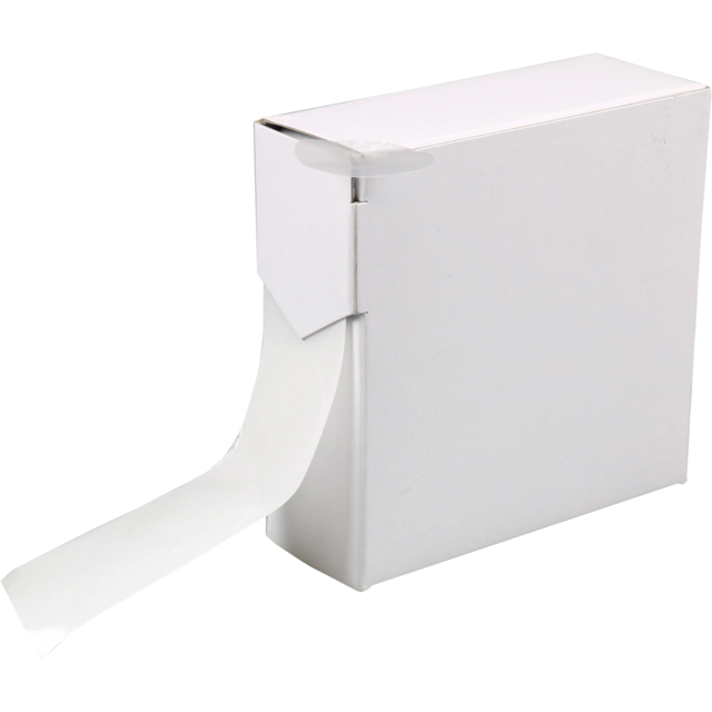 Etiket, Sluitetiket, vinyl, permanent, ∅32mm, transparant 1