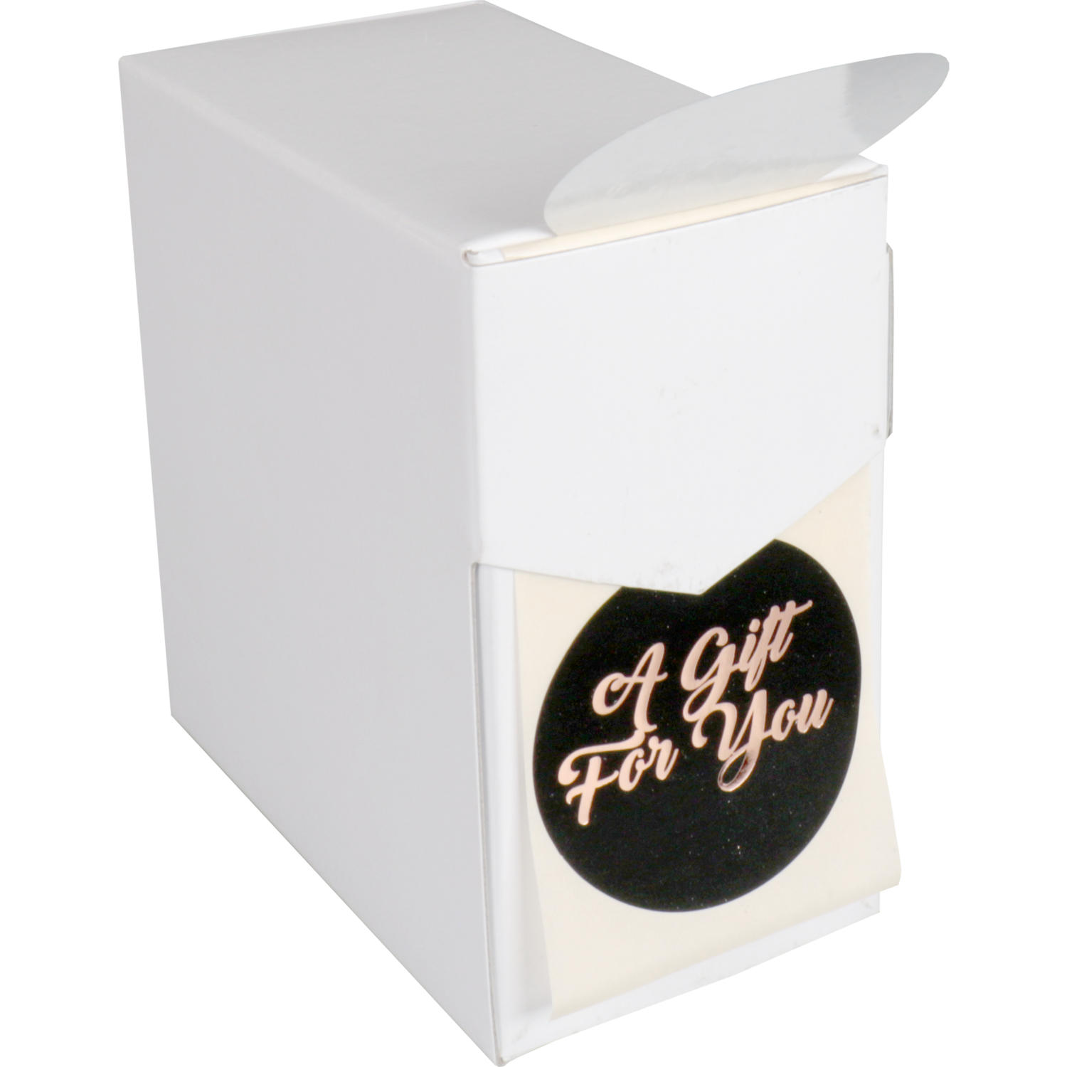 Etiket, papier, A gift for you, permanent, ∅40mm, zwart 2