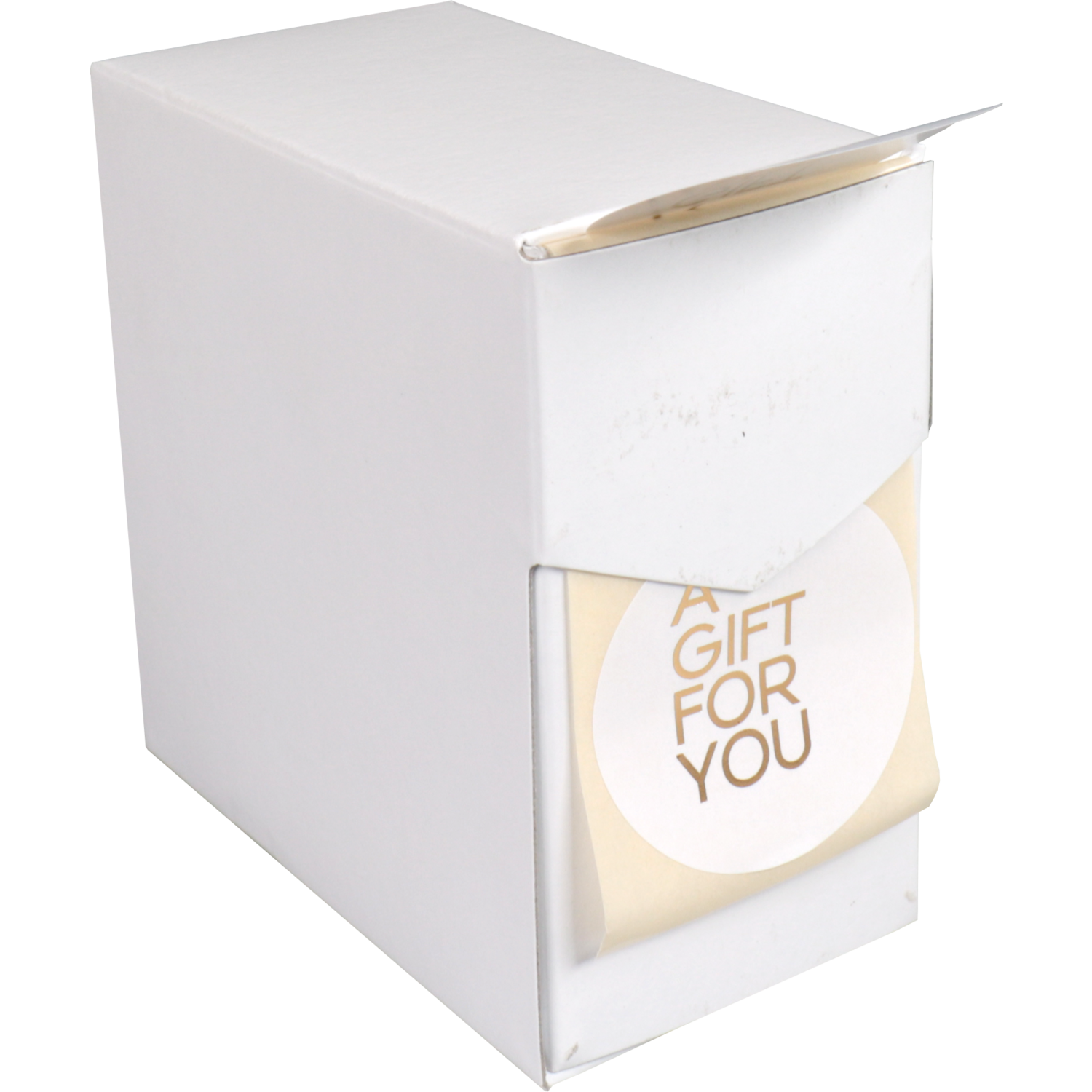 Etiket, papier, A gift for you, permanent, ∅40mm, wit 2