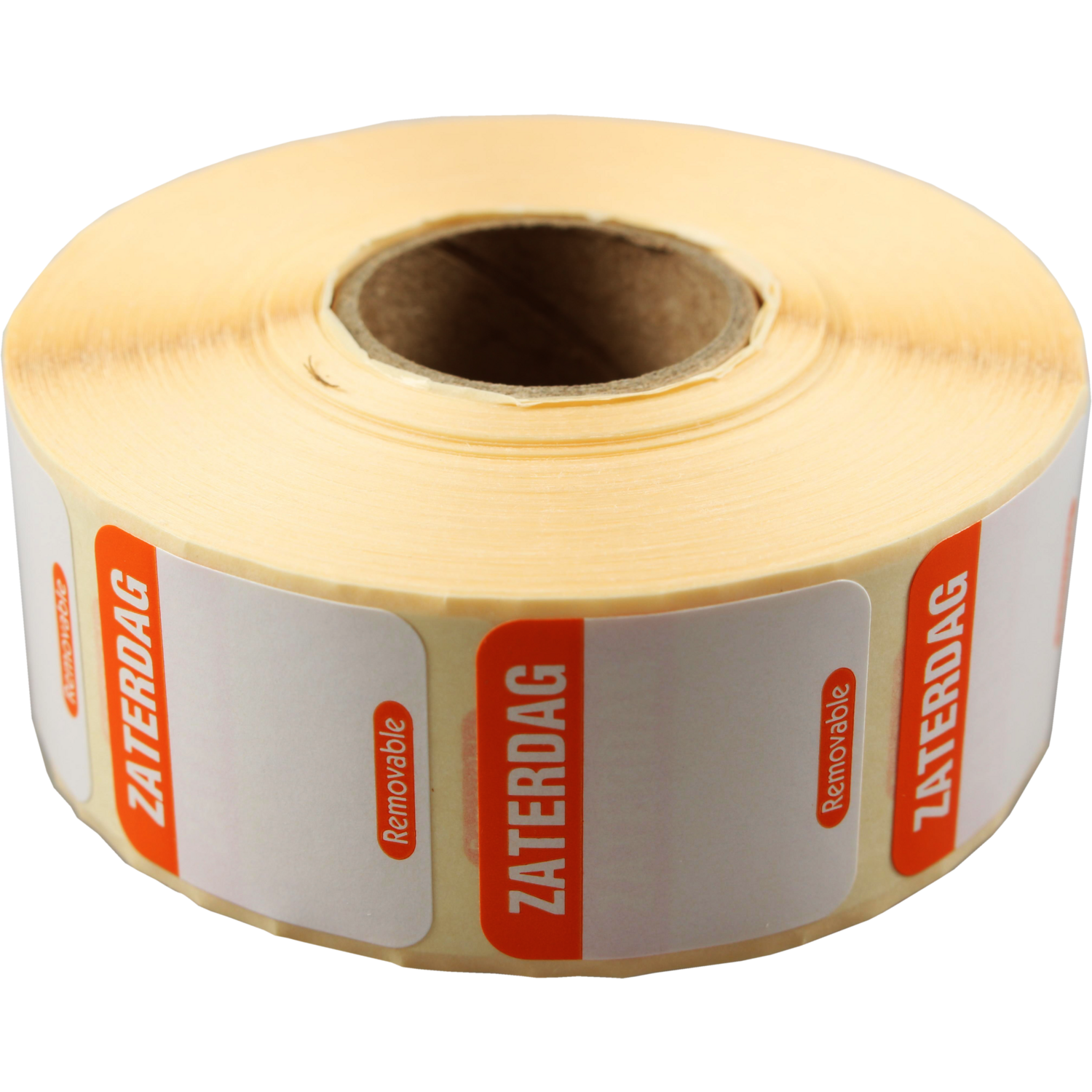 Label, Daglabel za, papier, beschrijfbaar, 25x25mm, oranje 1