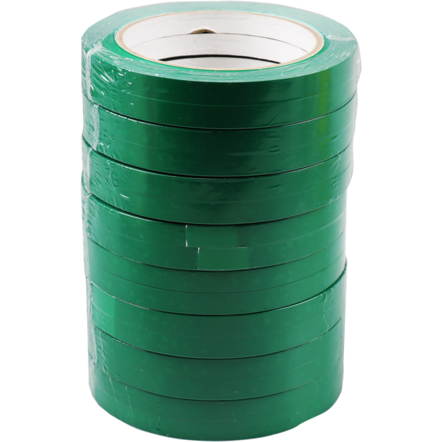  Zakkensluiter, PVC, 9mm, 66m, groen 2