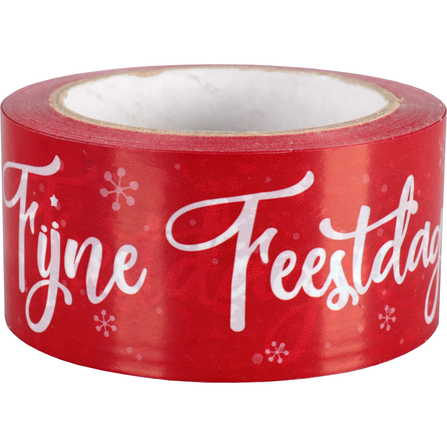  Dozensluittape, Fijne Feestdagen, PVC, 50mm, 66m,  3