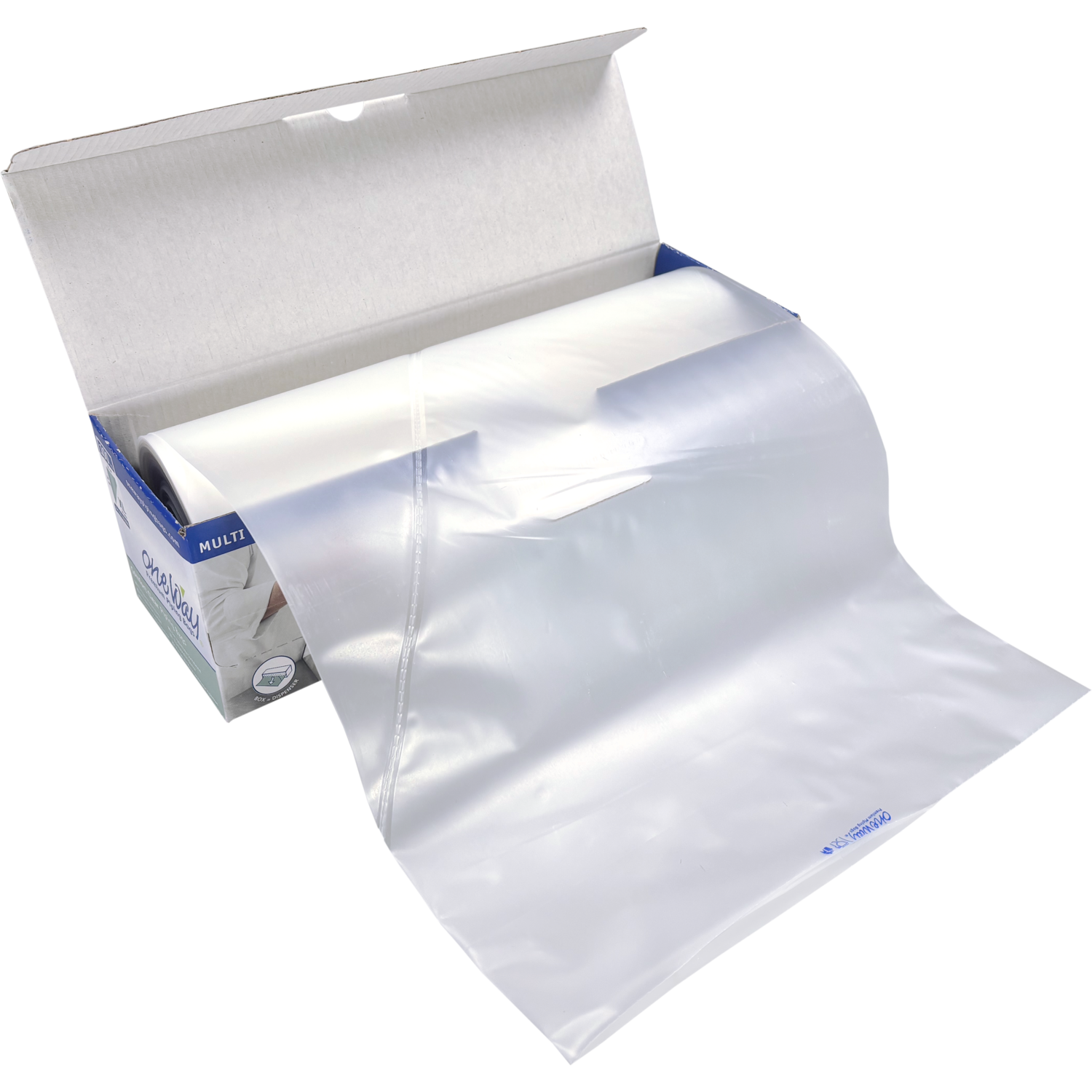 Spuitzak, comfort clear, 59x28cm, 75my, LDPE, transparant 4