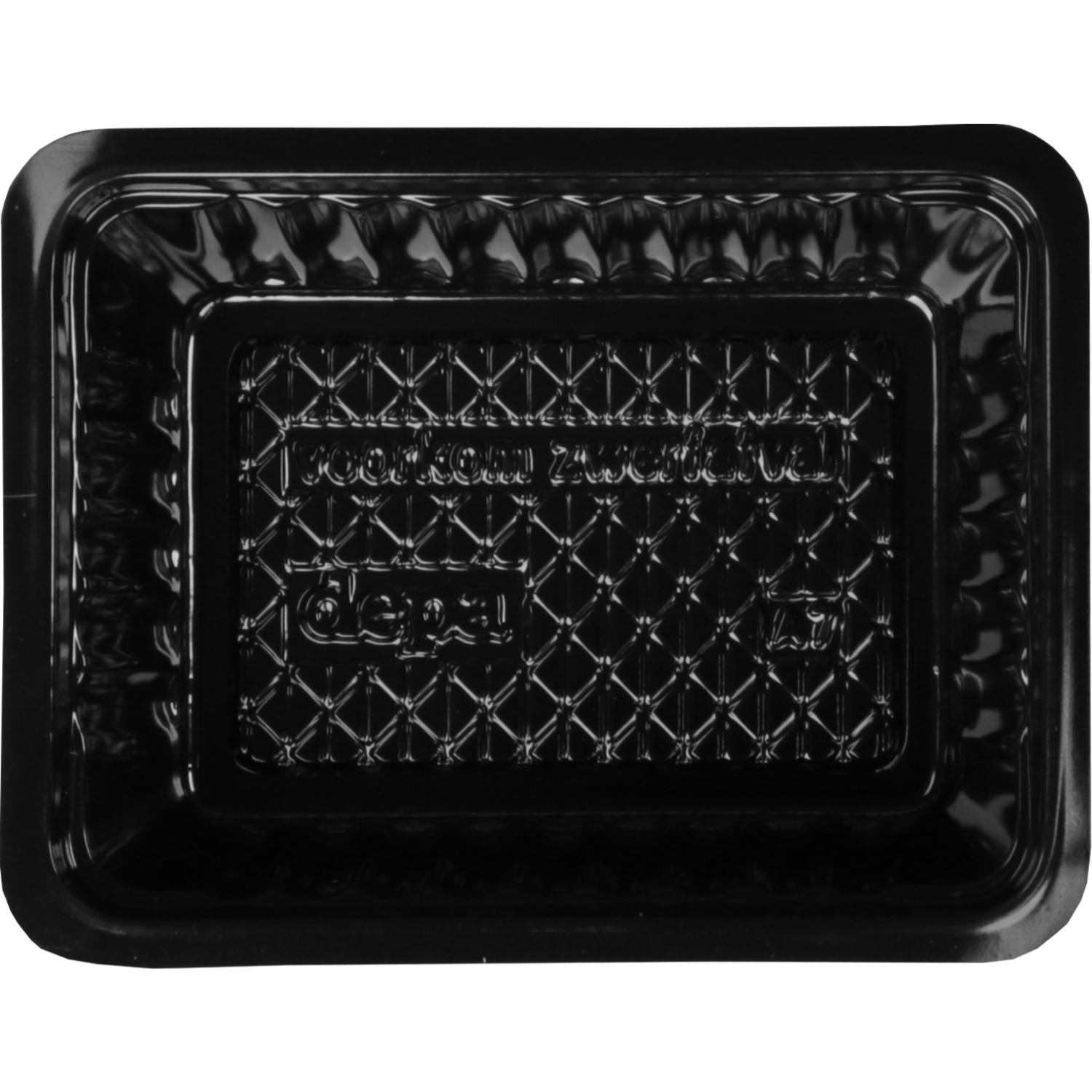 Bak, PS, A7, snackbak, 120x92x31mm, zwart 2