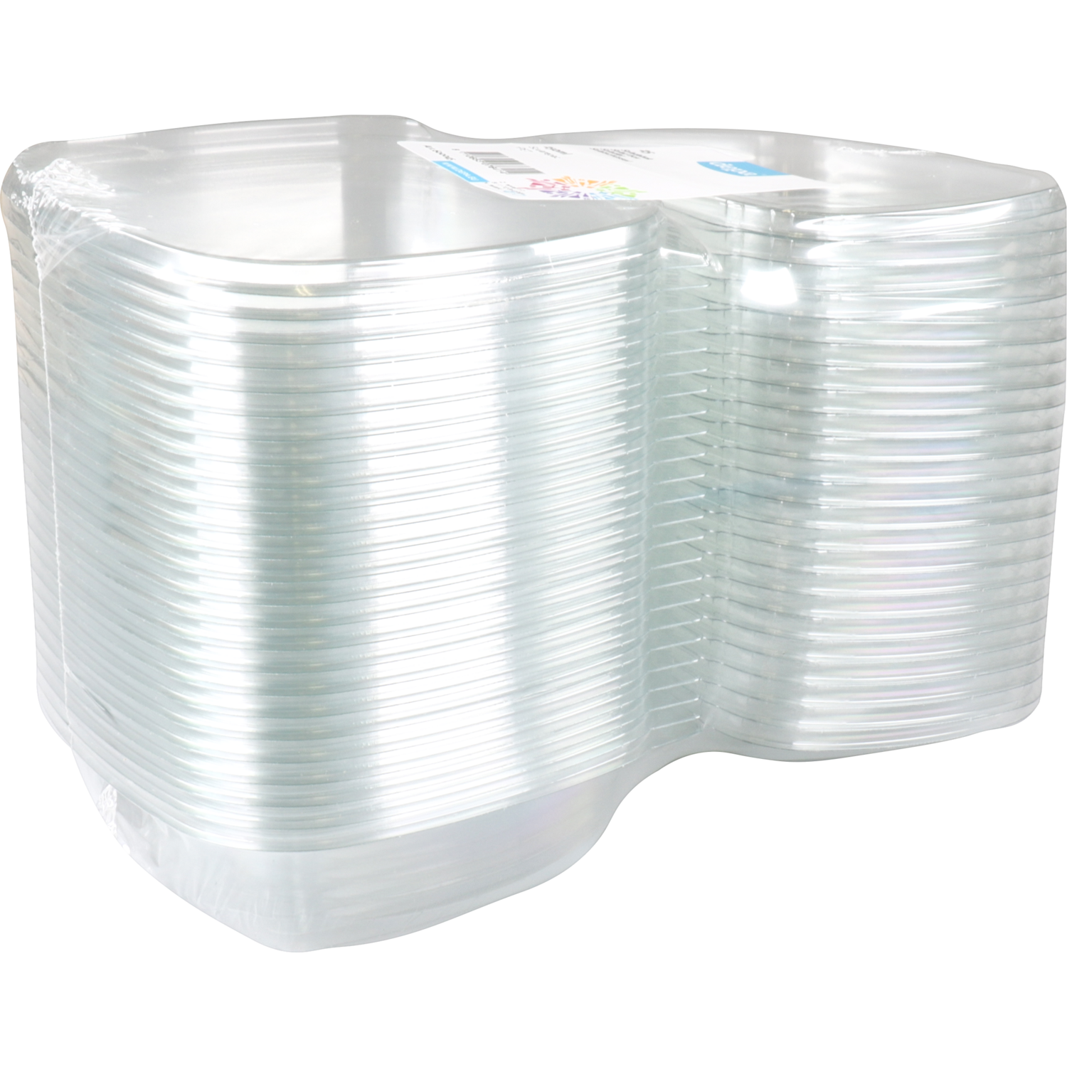Depa Squarepac, 250ml, gerecycled PET, transparant 2