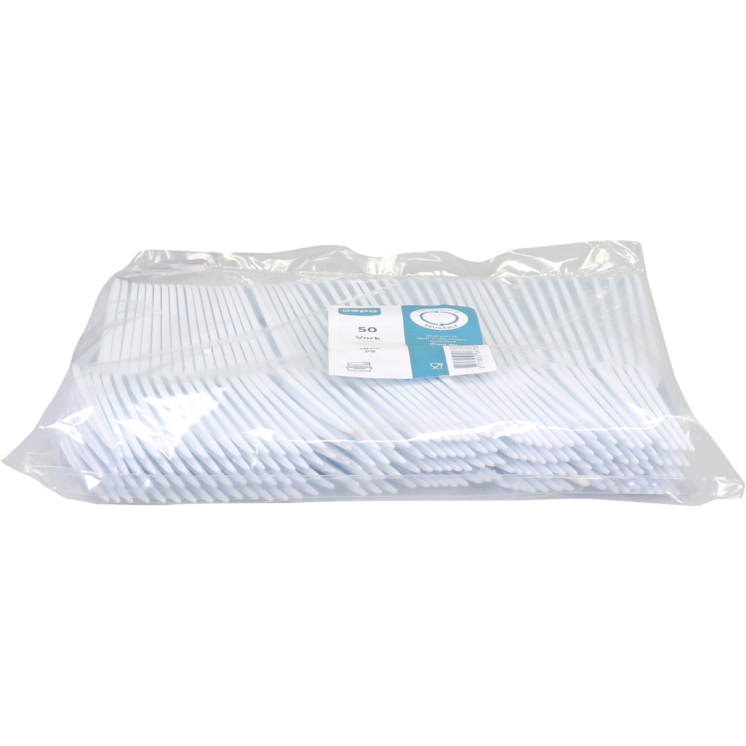 Depa Vork, reusable, pS, 180mm, wit 3